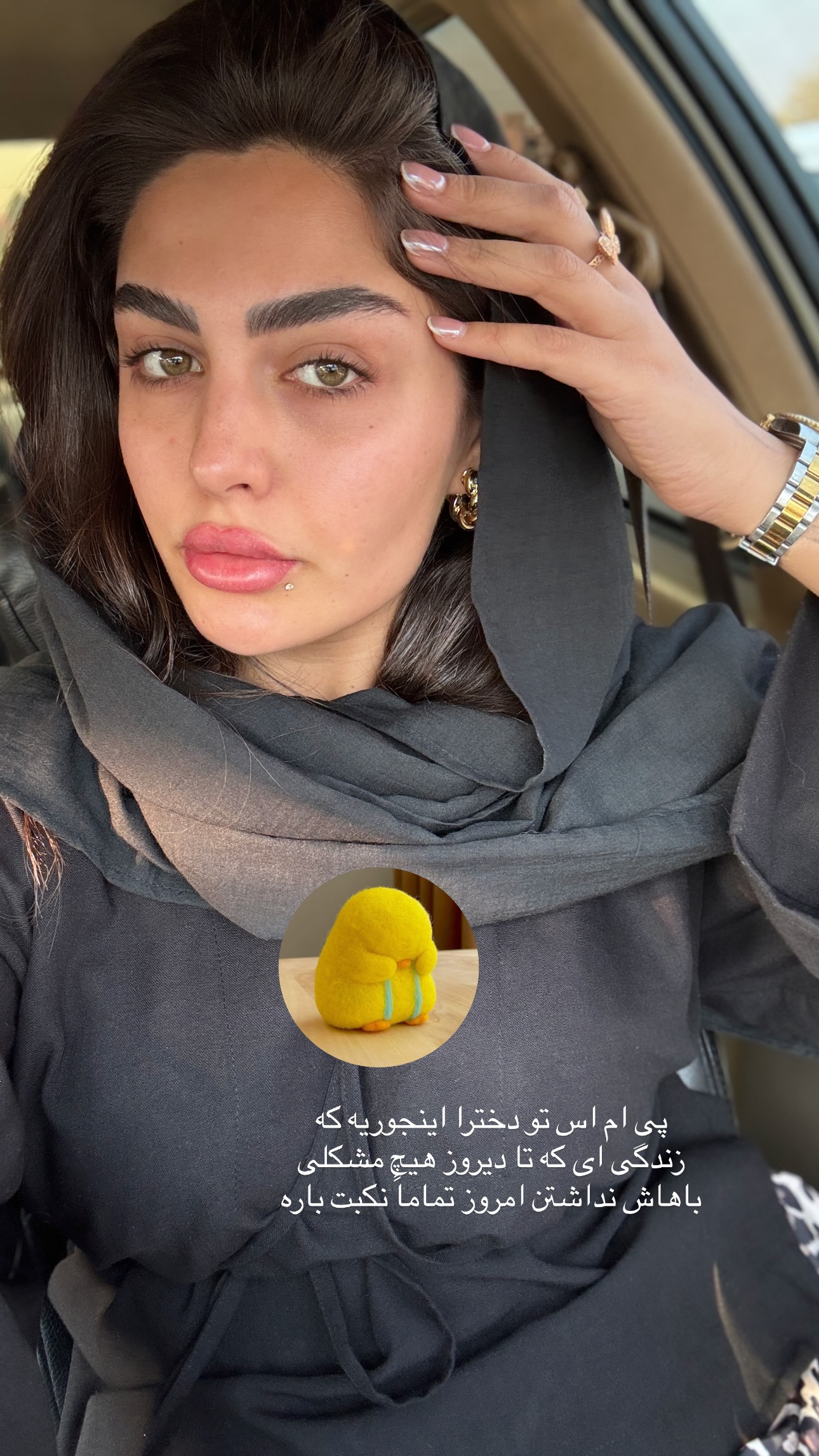  جدید ترین استوری اینستاگرام ستاره داودی