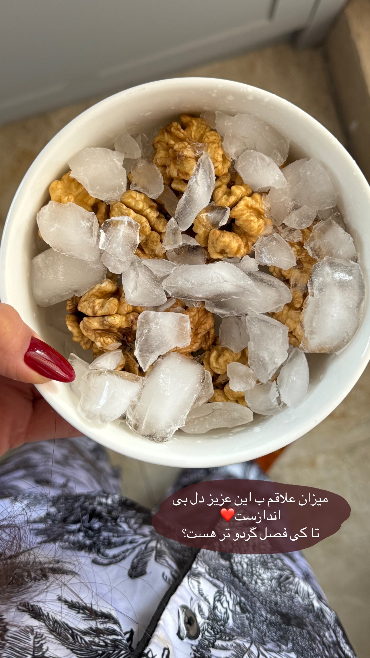  جدید ترین استوری اینستاگرام ستاره داودی