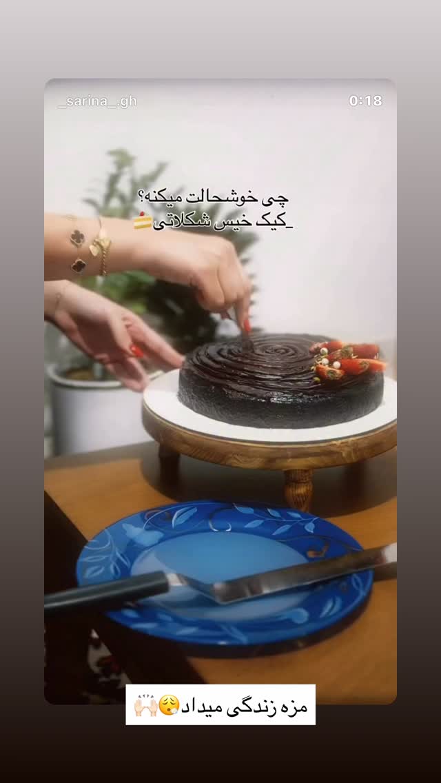  جدید ترین استوری اینستاگرام ستاره داودی
