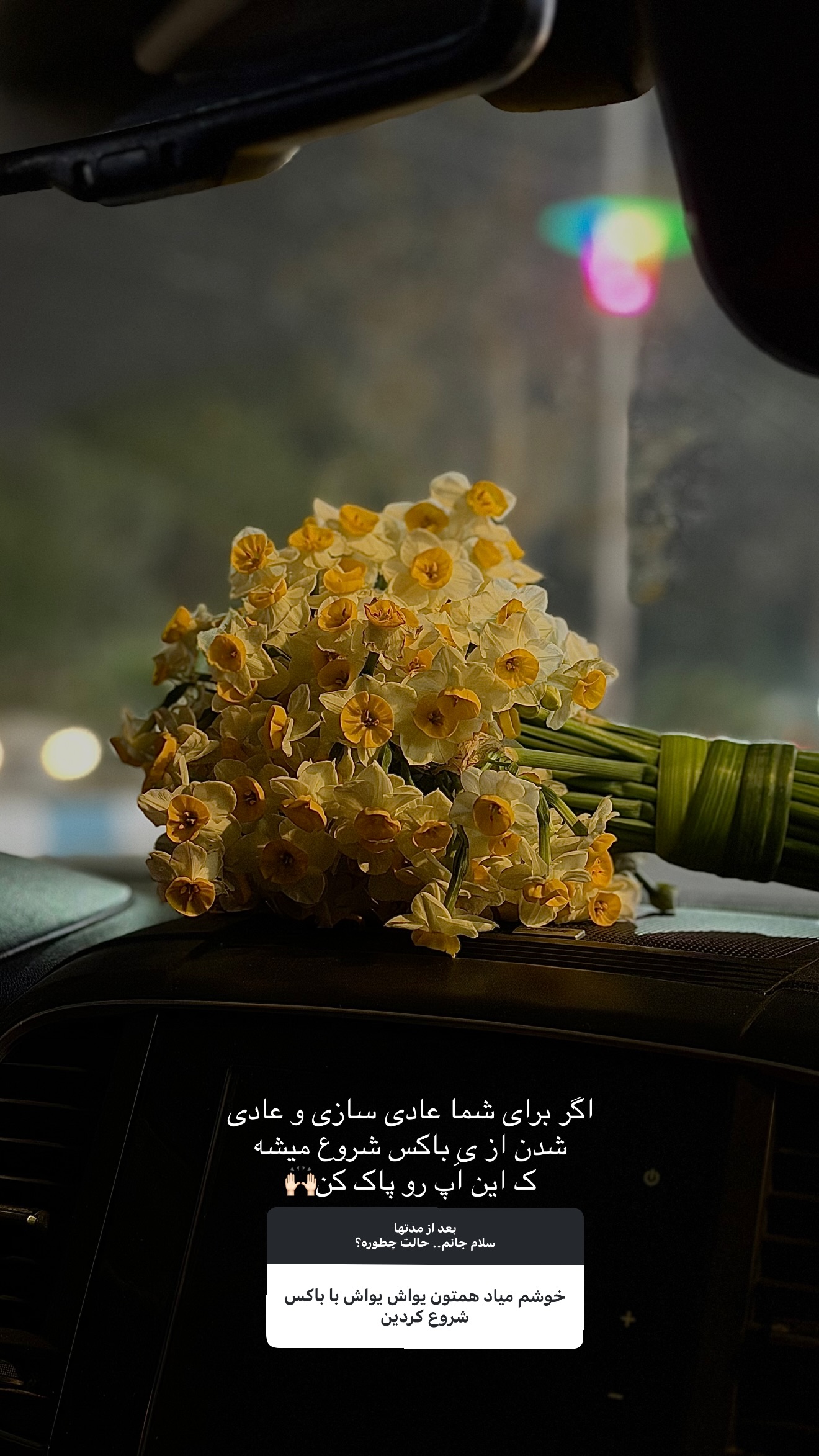  جدید ترین استوری اینستاگرام ستاره داودی