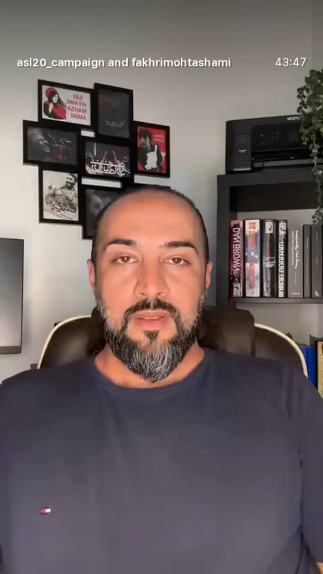  جدید ترین استوری اینستاگرام مصطفی تاجزاده