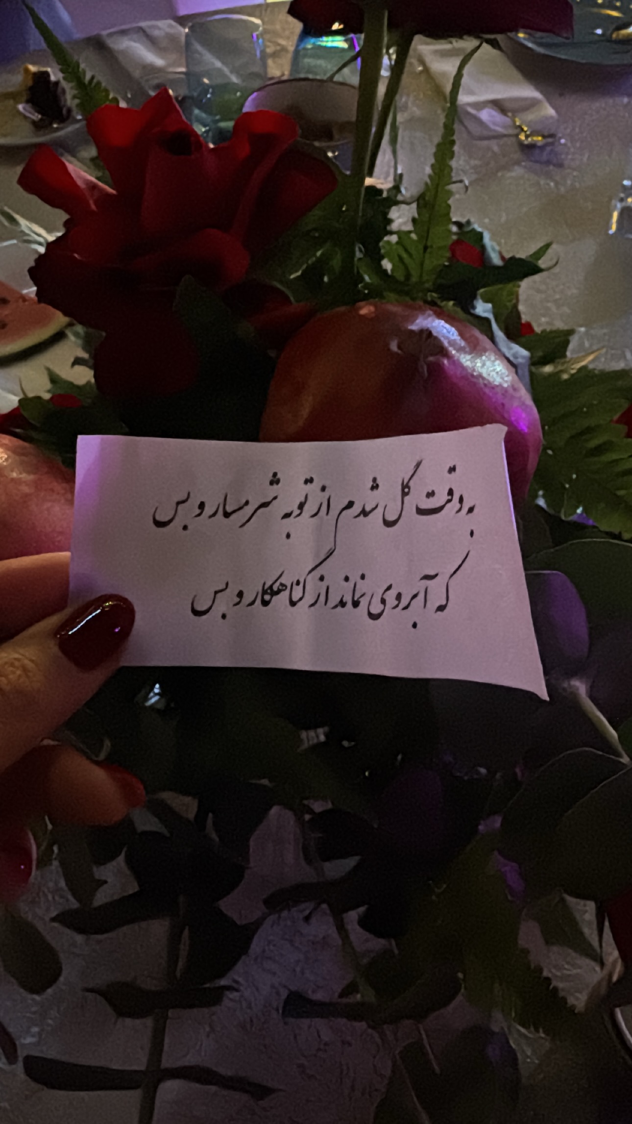  جدید ترین استوری اینستاگرام شبنم قلیخانی