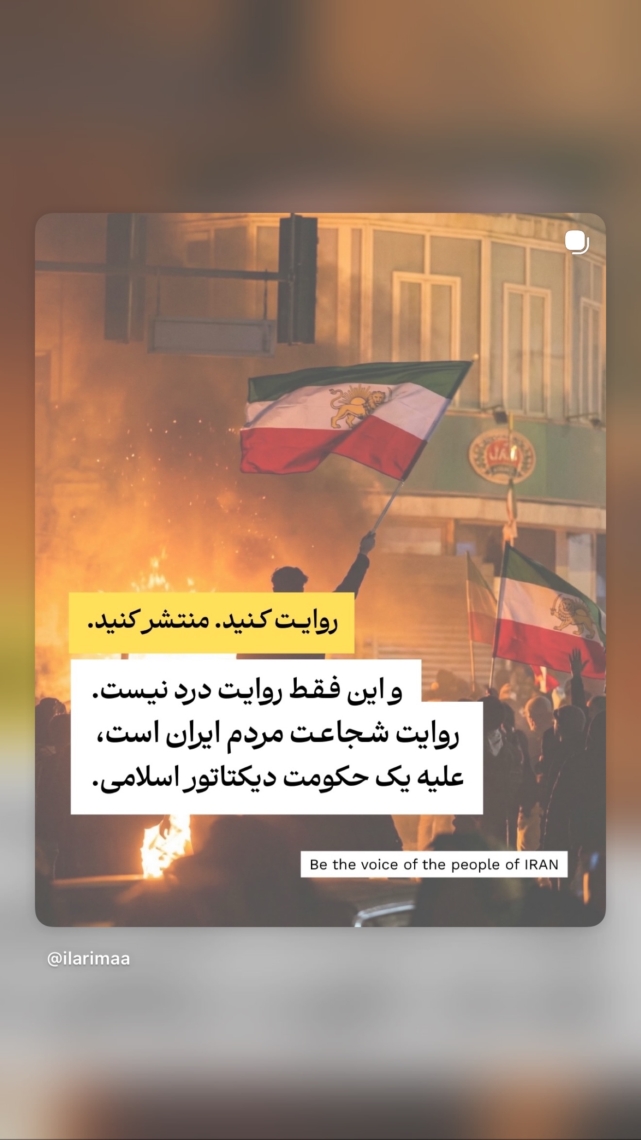  جدید ترین استوری اینستاگرام Shadi Amini