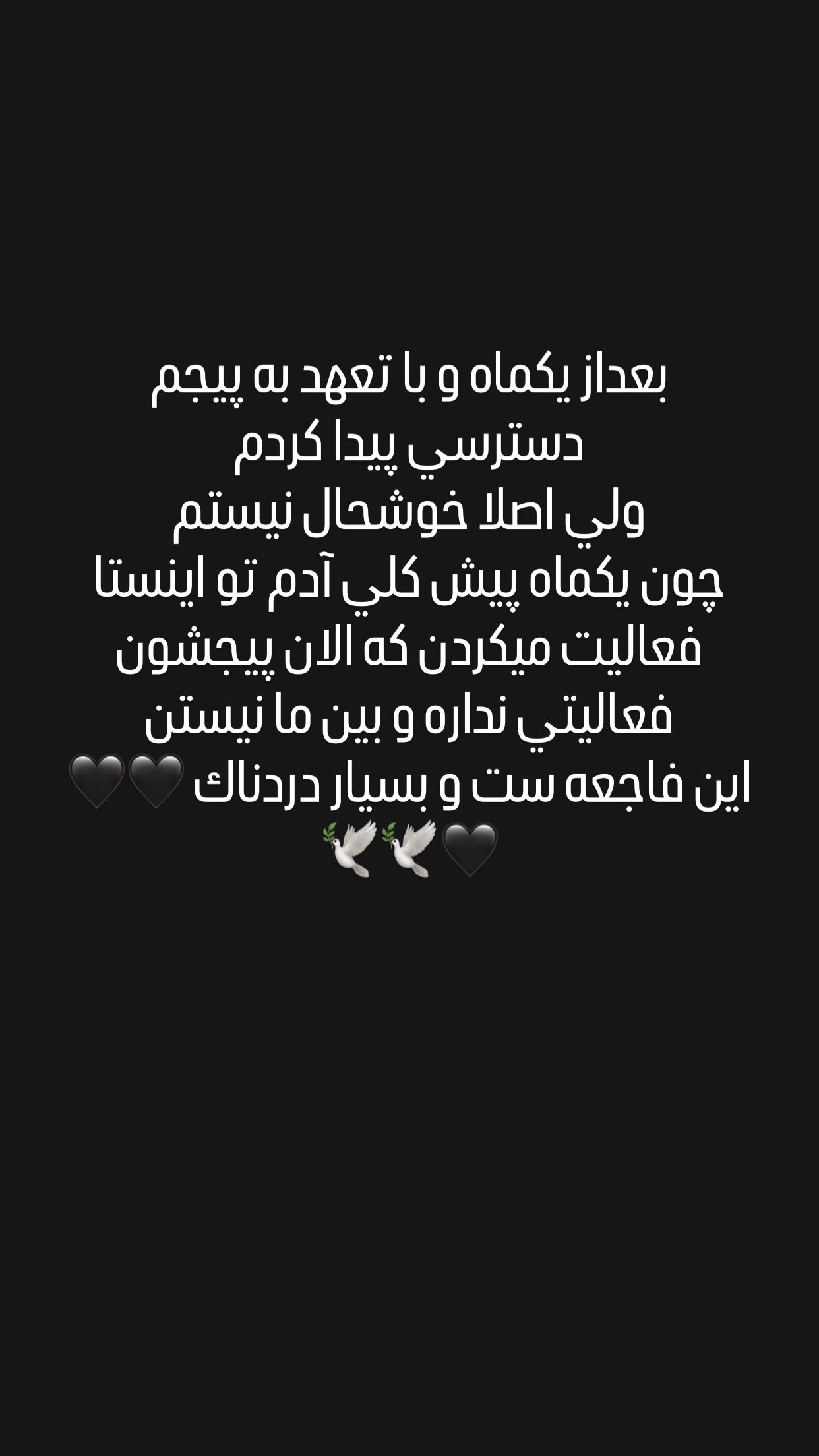  جدید ترین استوری اینستاگرام شقایق فتاحی