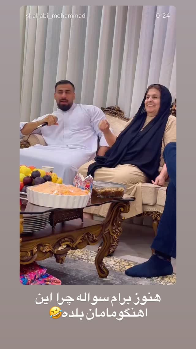  جدید ترین استوری اینستاگرام محمد شهابی