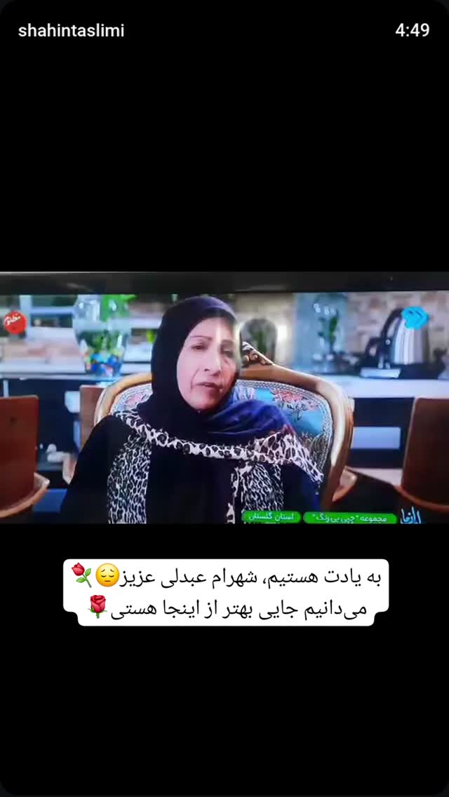  جدید ترین استوری اینستاگرام شاهین تسلیمی