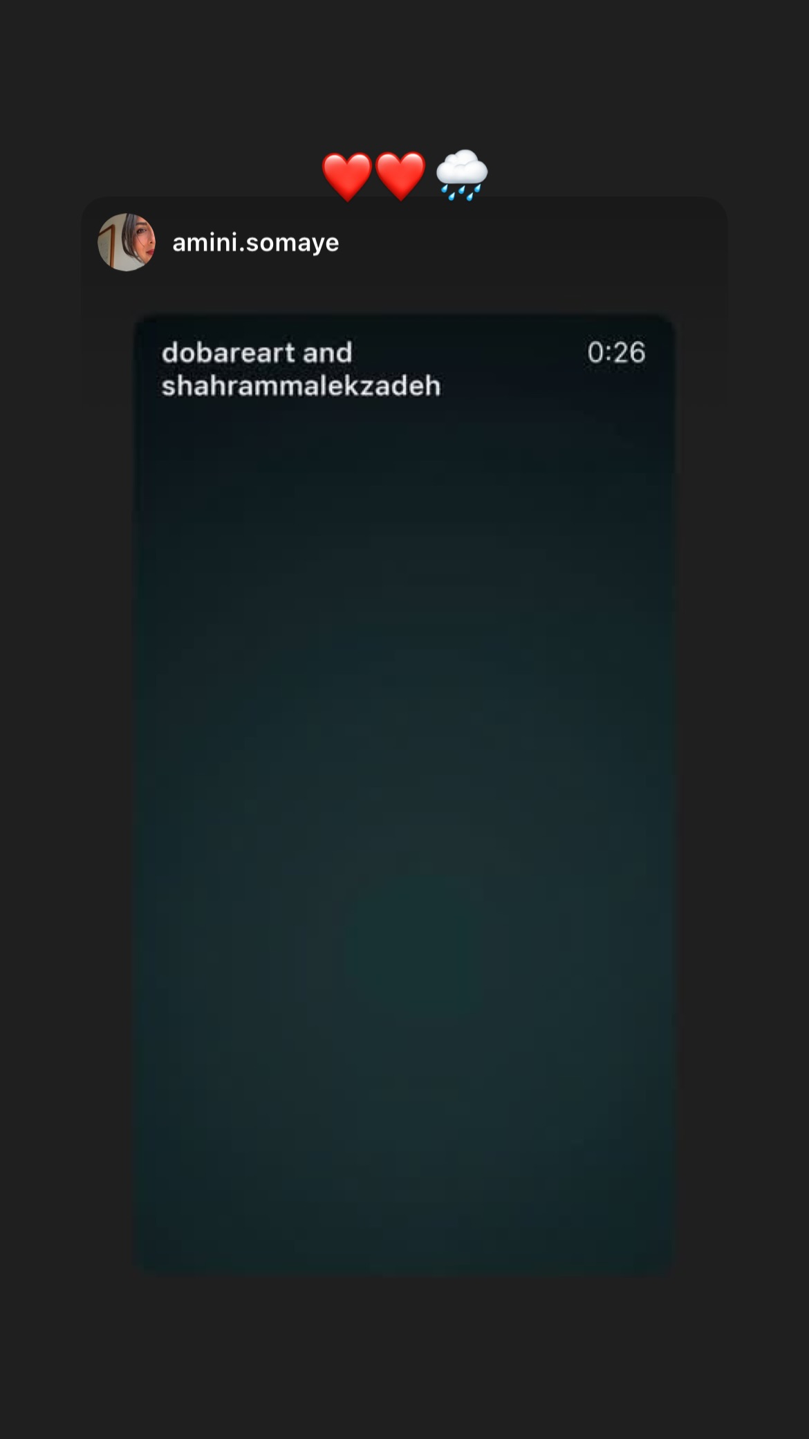  جدید ترین استوری اینستاگرام شهرام ملک زاده