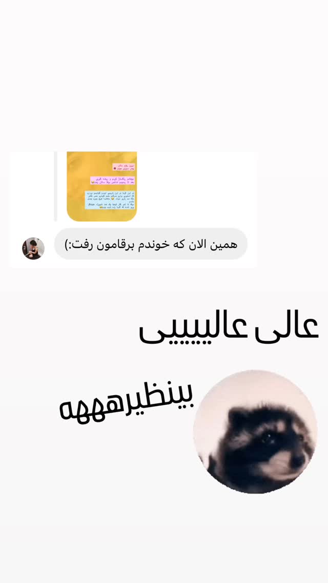  جدید ترین استوری اینستاگرام شهرزاد سرخی