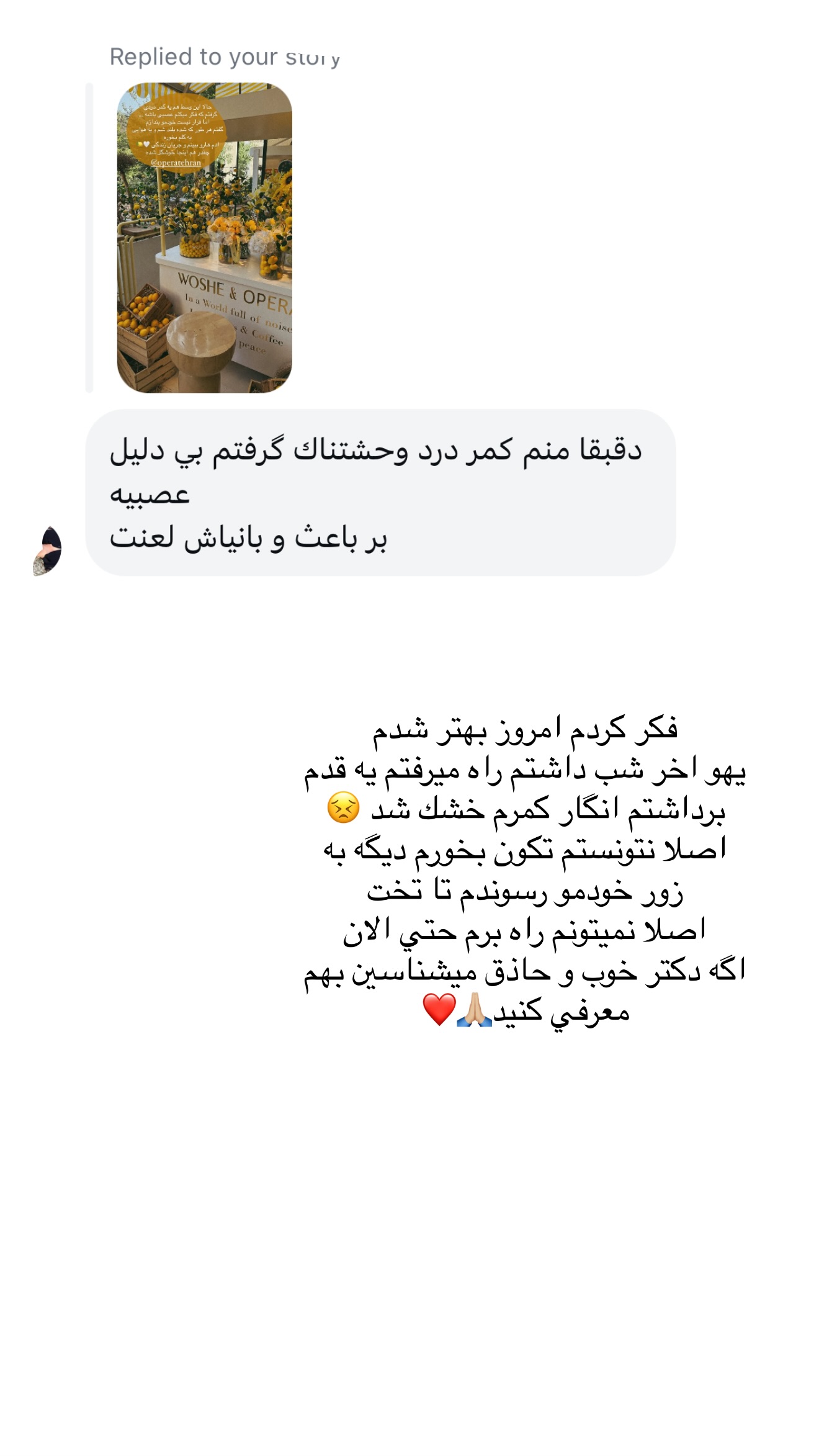  جدید ترین استوری اینستاگرام شکیبا لطفی
