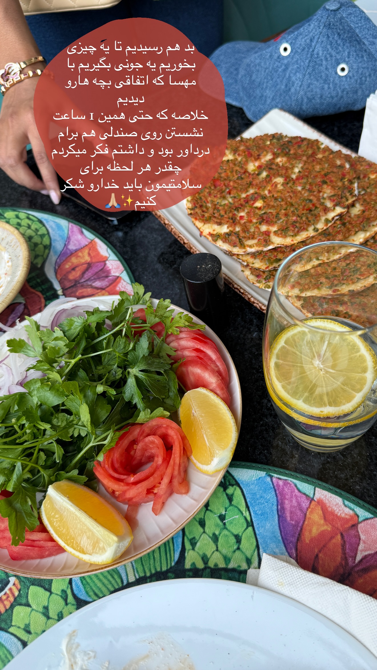  جدید ترین استوری اینستاگرام شکیبا لطفی