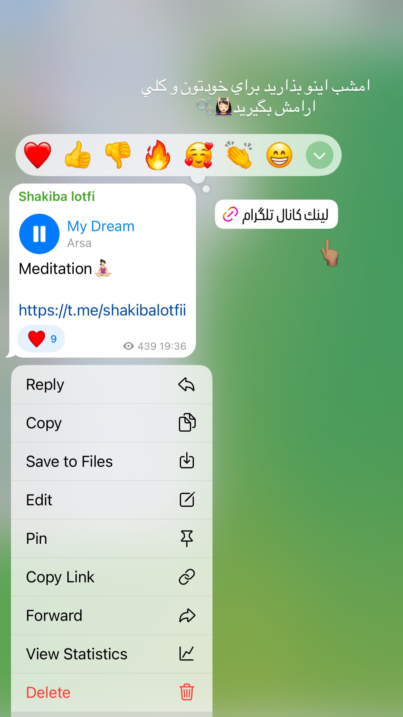  جدید ترین استوری اینستاگرام شکیبا لطفی