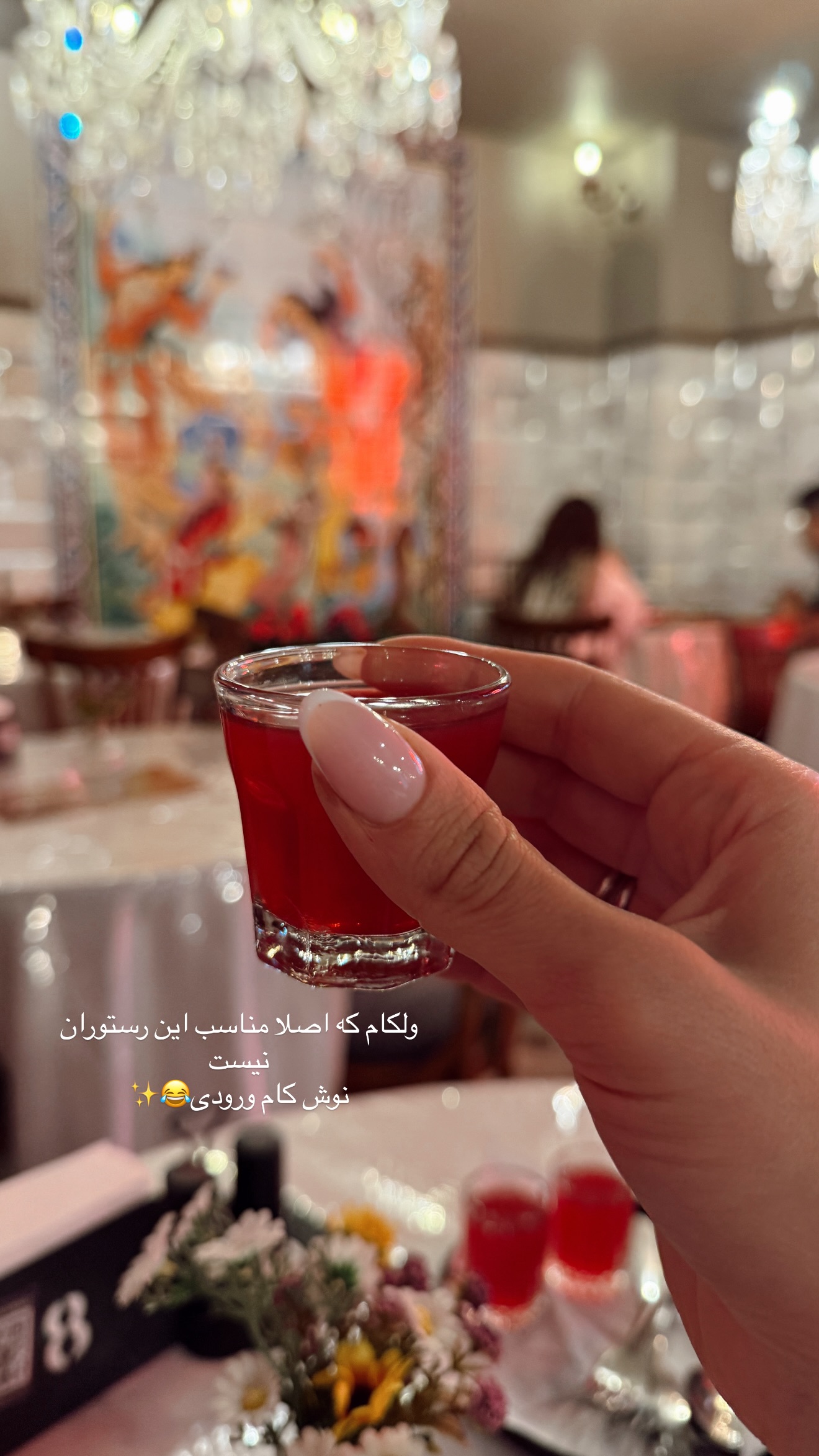  جدید ترین استوری اینستاگرام شکیبا لطفی
