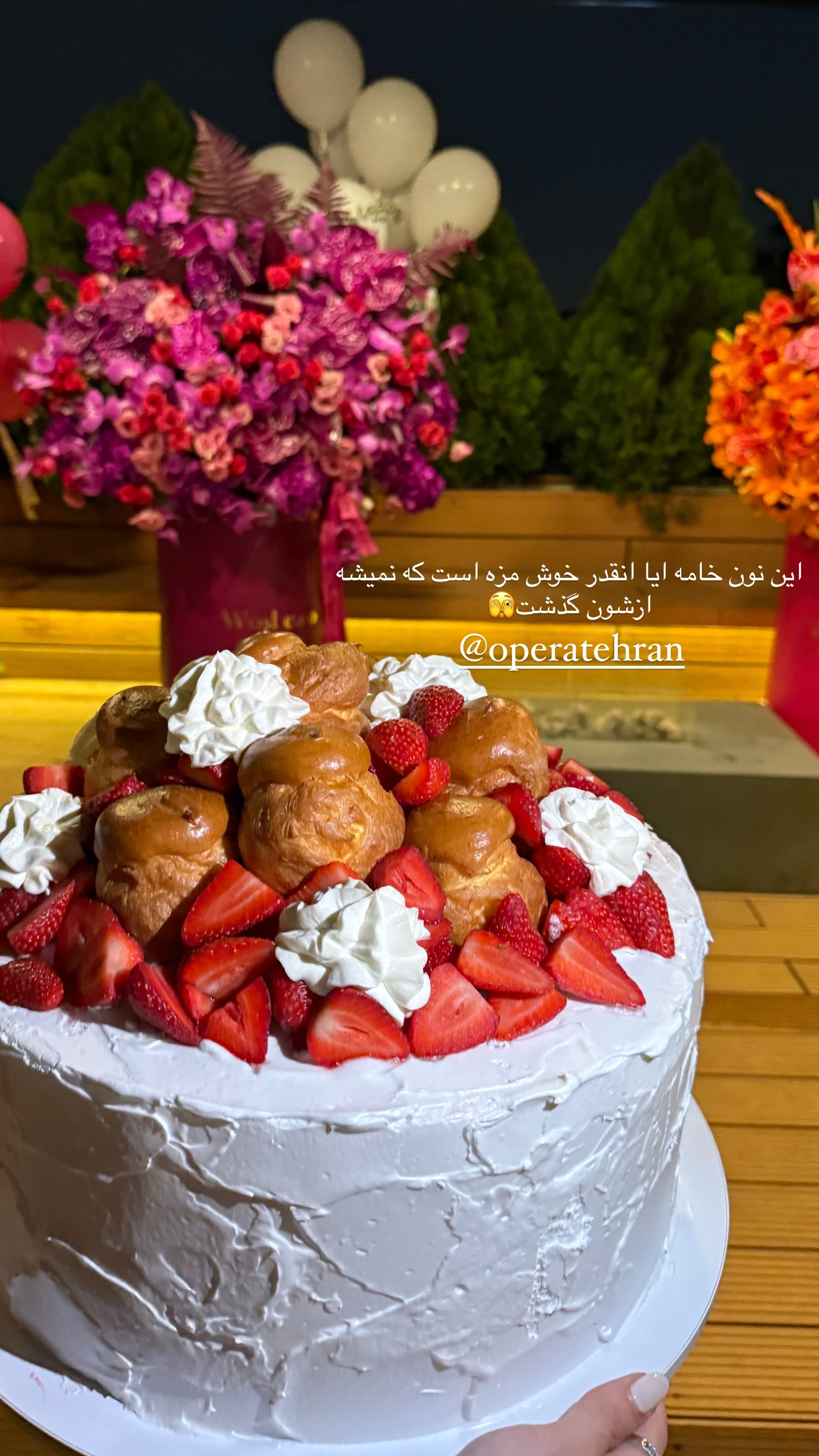  جدید ترین استوری اینستاگرام شکیبا لطفی
