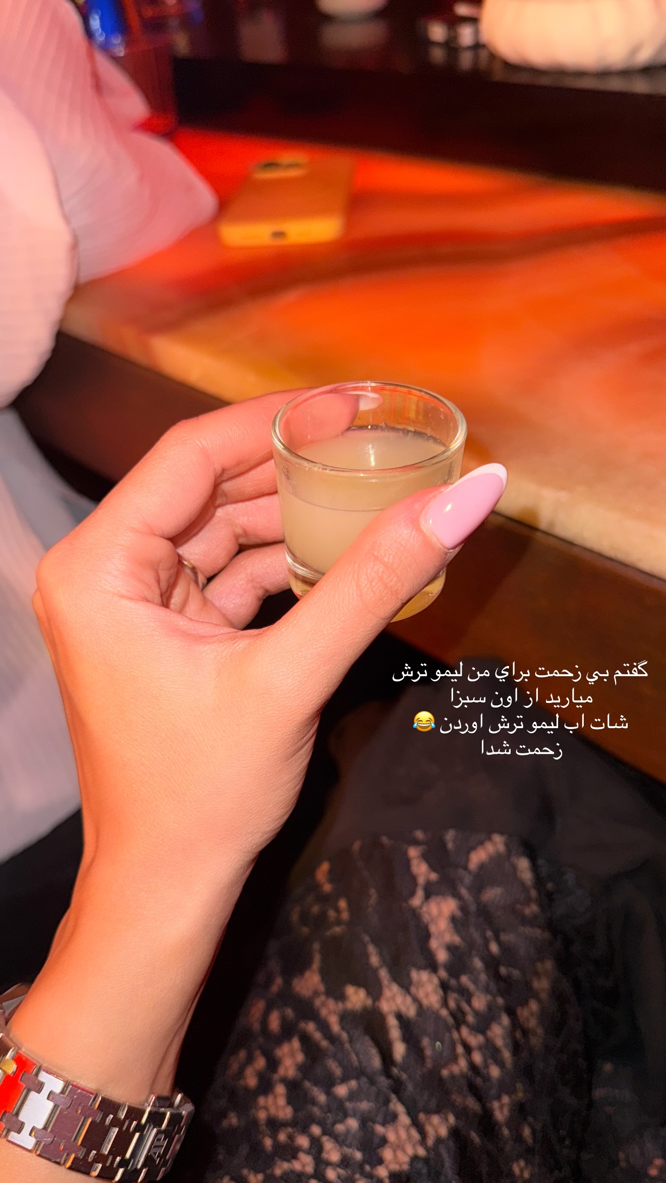  جدید ترین استوری اینستاگرام شکیبا لطفی