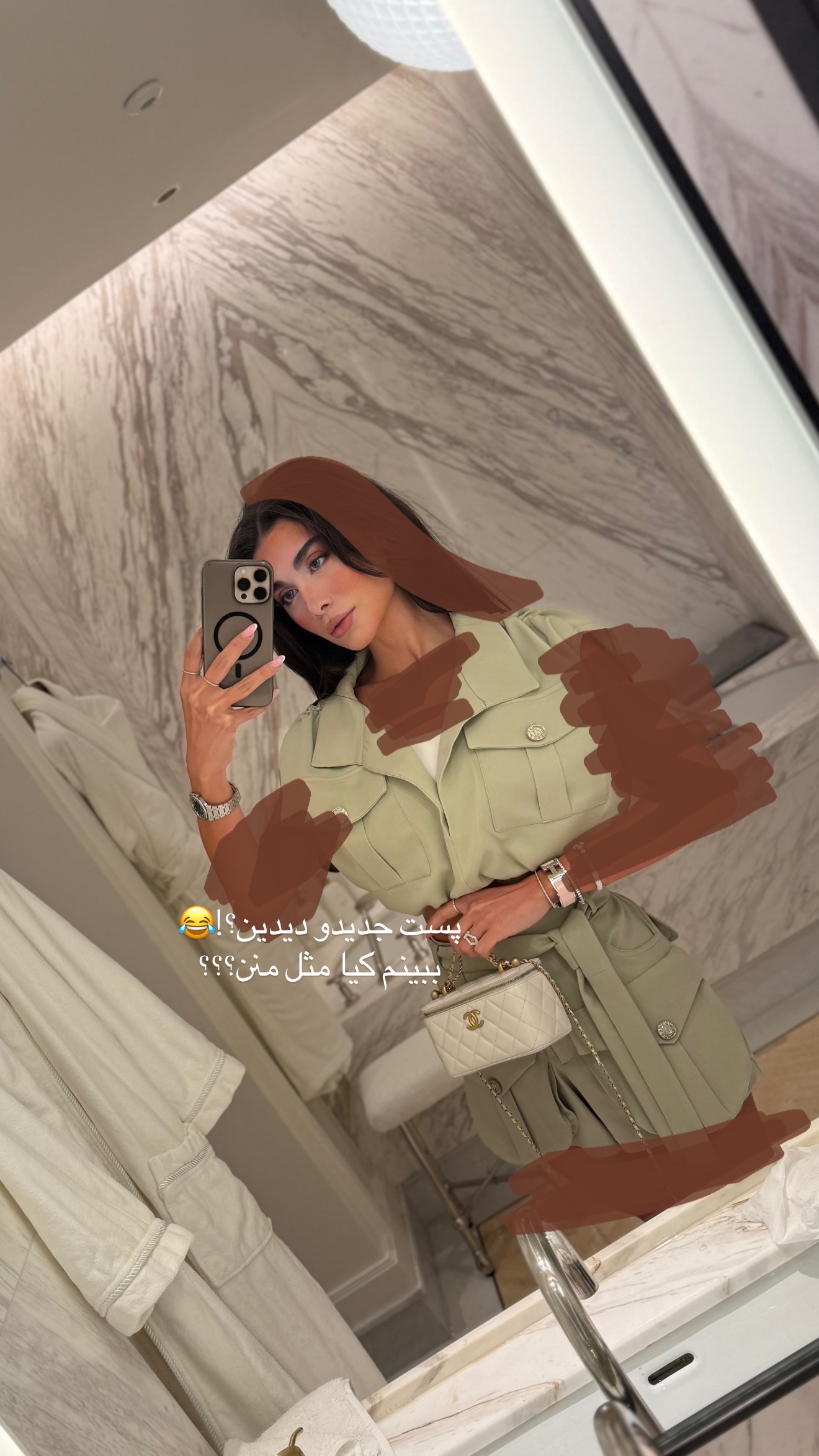  جدید ترین استوری اینستاگرام شکیبا لطفی