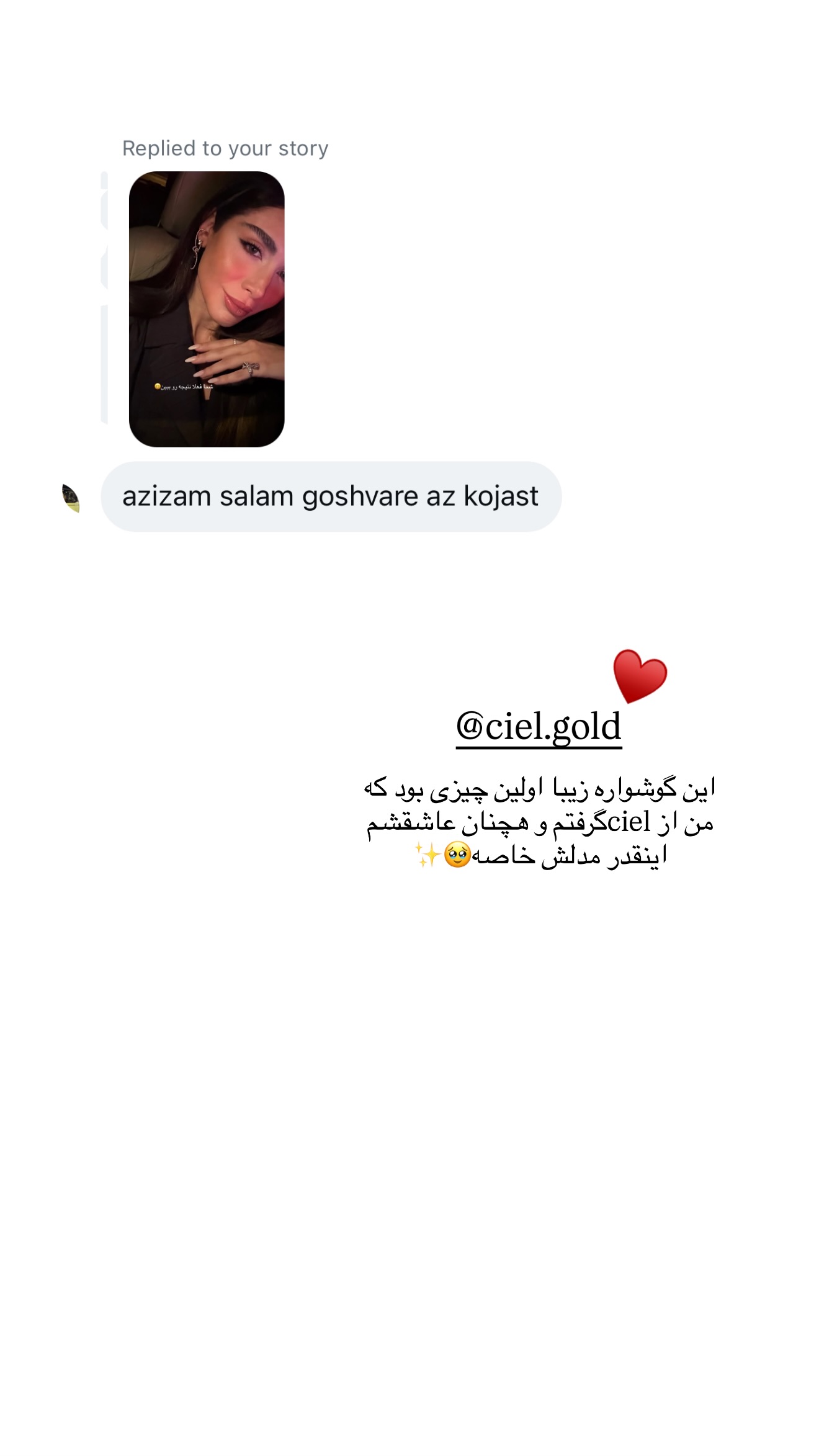  جدید ترین استوری اینستاگرام شکیبا لطفی