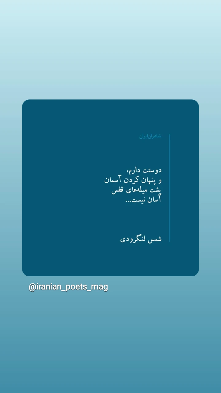  جدید ترین استوری اینستاگرام شمس لنگرودی