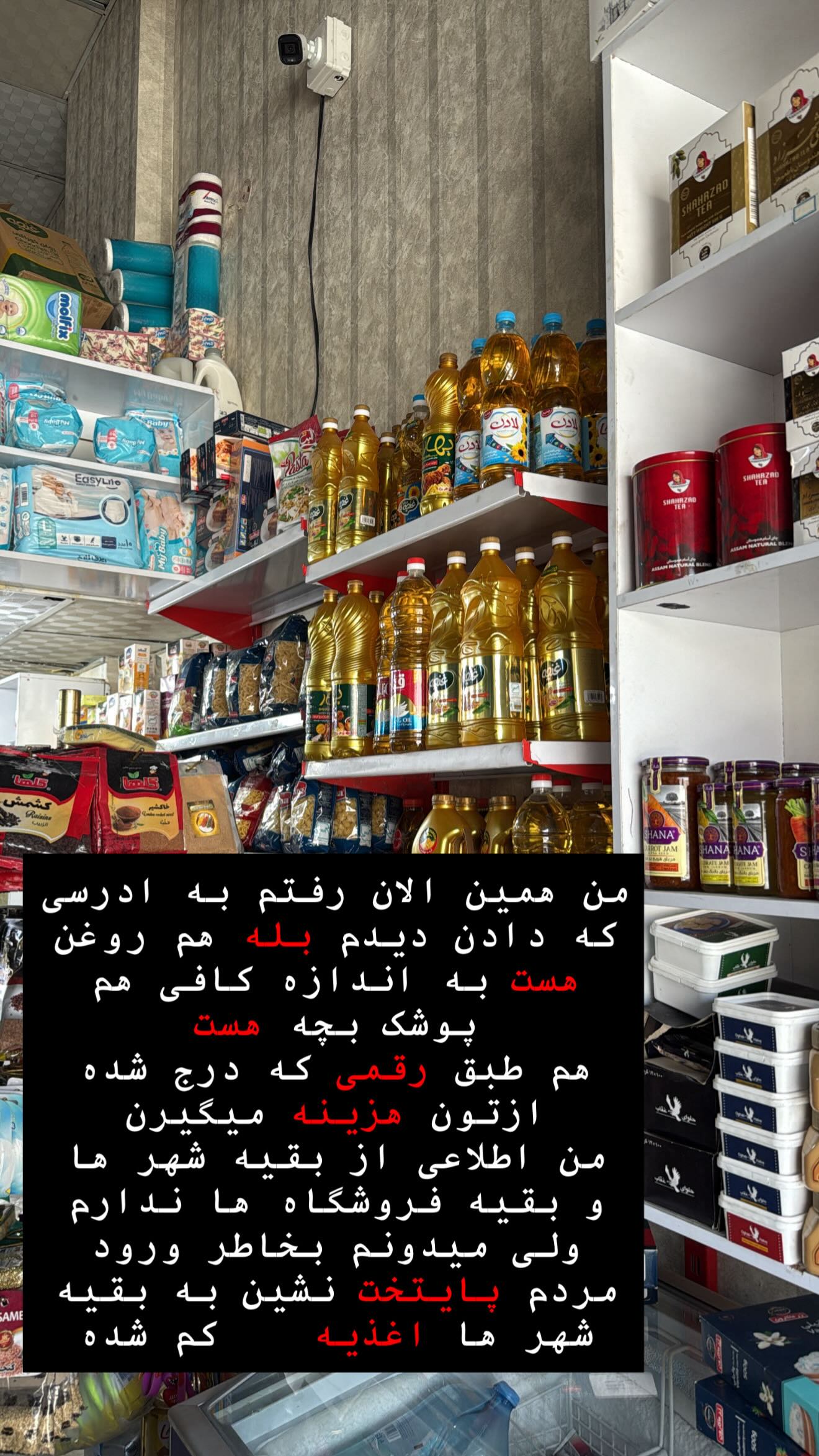  جدید ترین استوری اینستاگرام شقایق محمودی