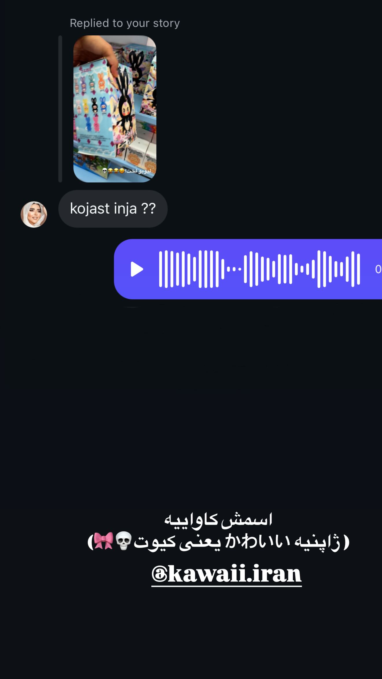  جدید ترین استوری اینستاگرام شقایق محمودی