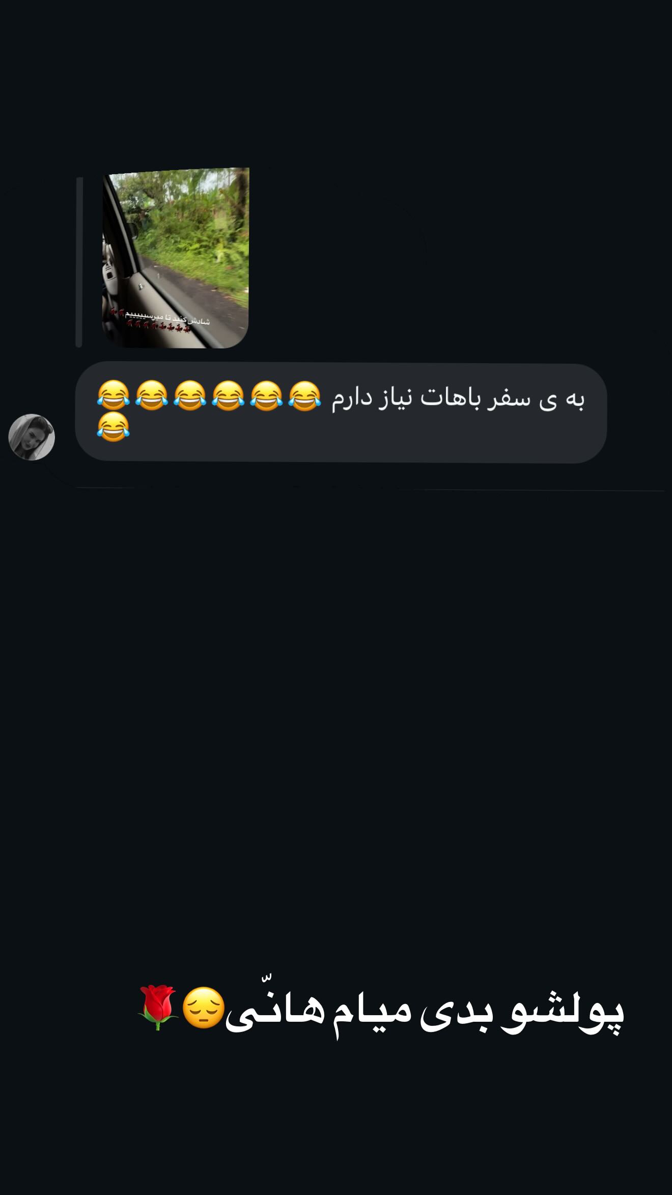  جدید ترین استوری اینستاگرام شقایق محمودی