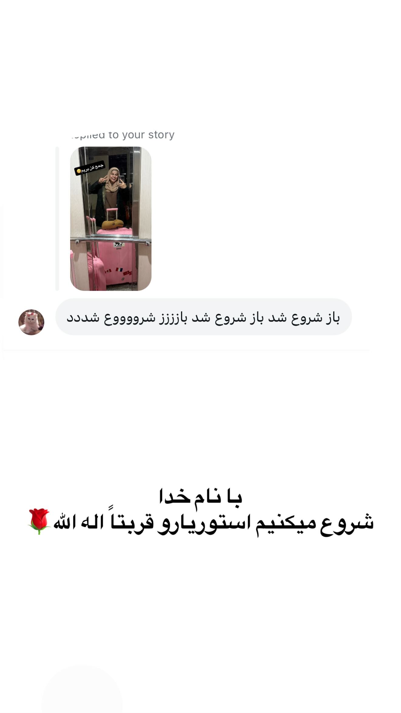  جدید ترین استوری اینستاگرام شقایق محمودی