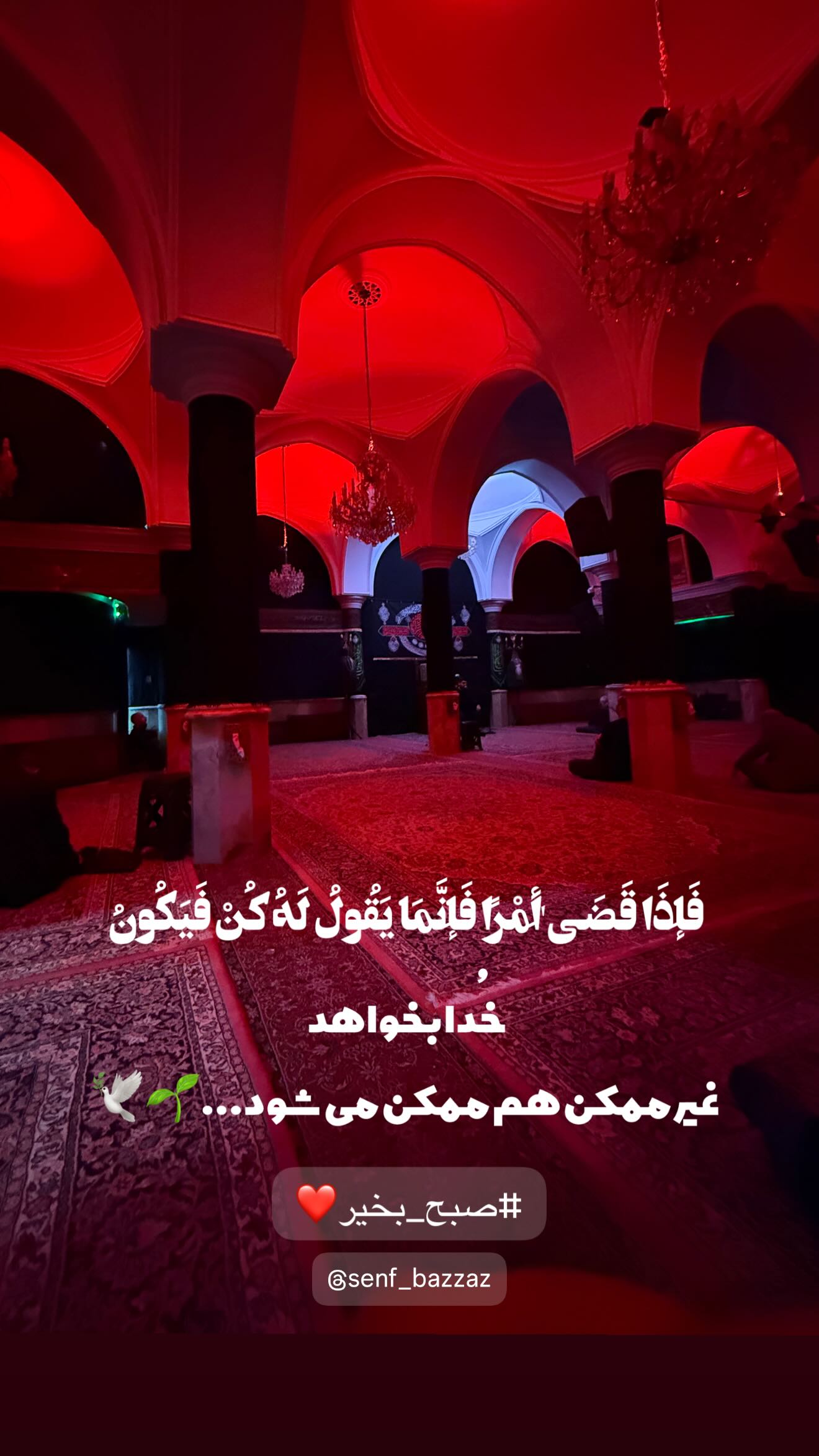  جدید ترین استوری اینستاگرام مهدی شریف