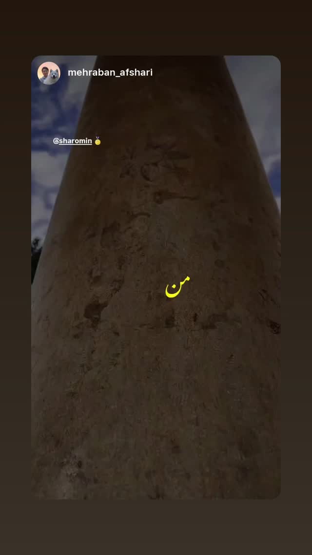  جدید ترین استوری اینستاگرام شارومین