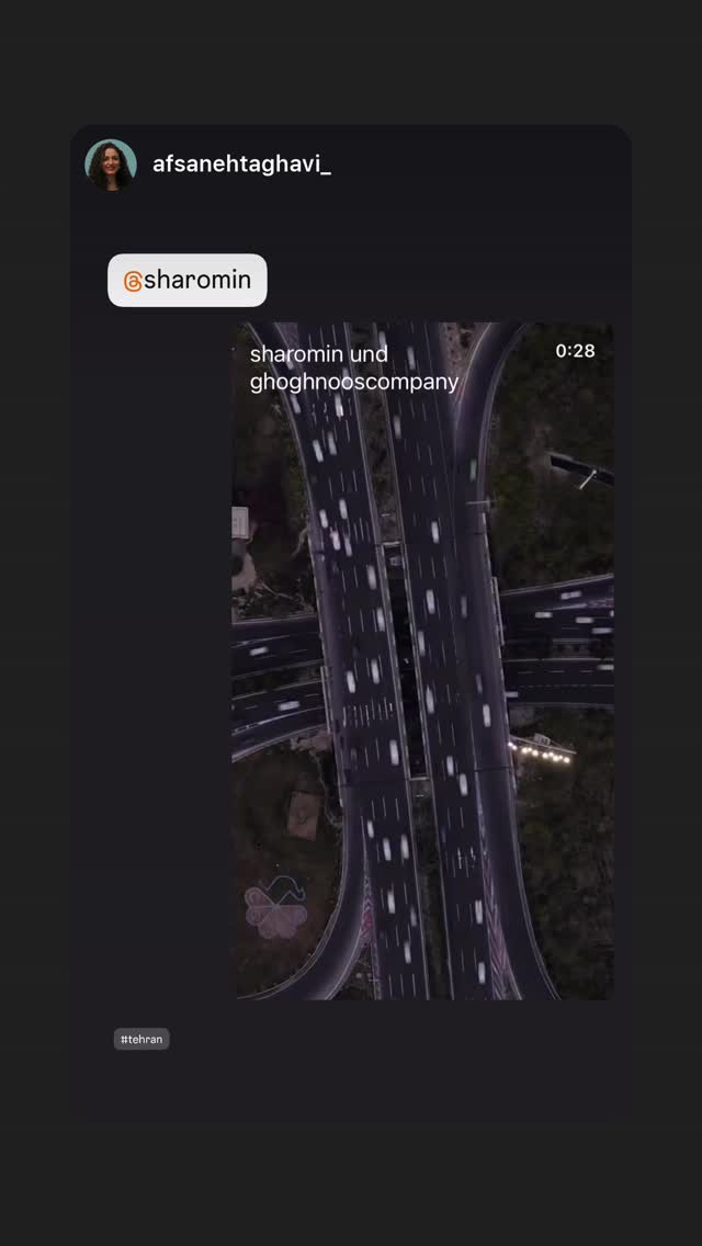  جدید ترین استوری اینستاگرام شارومین