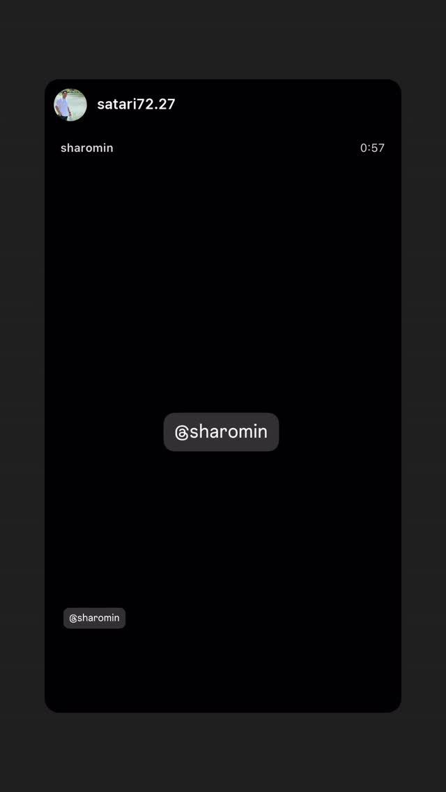  جدید ترین استوری اینستاگرام شارومین