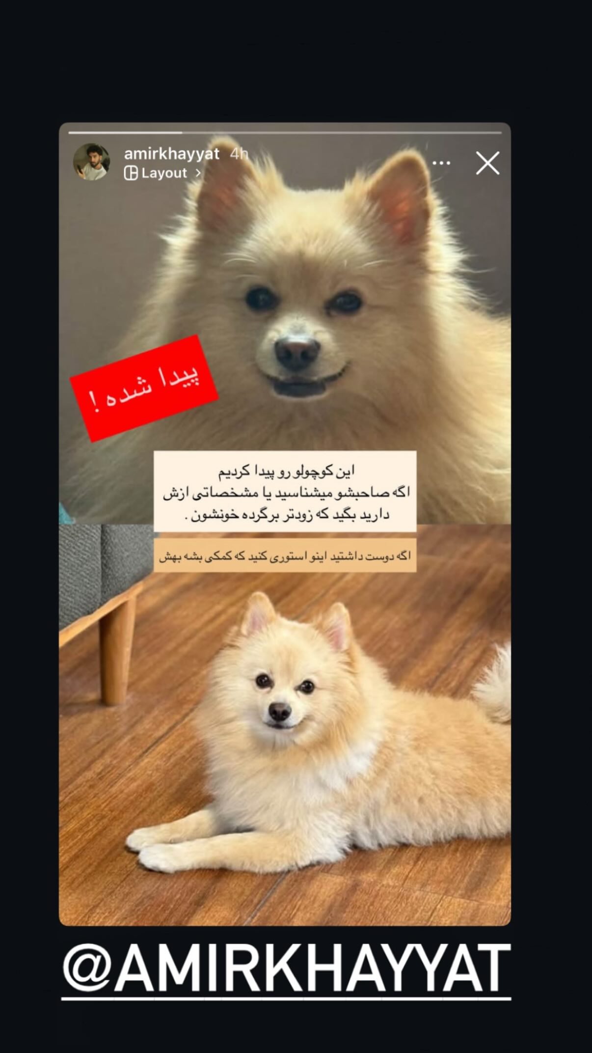  جدید ترین استوری اینستاگرام شیدا خلیق