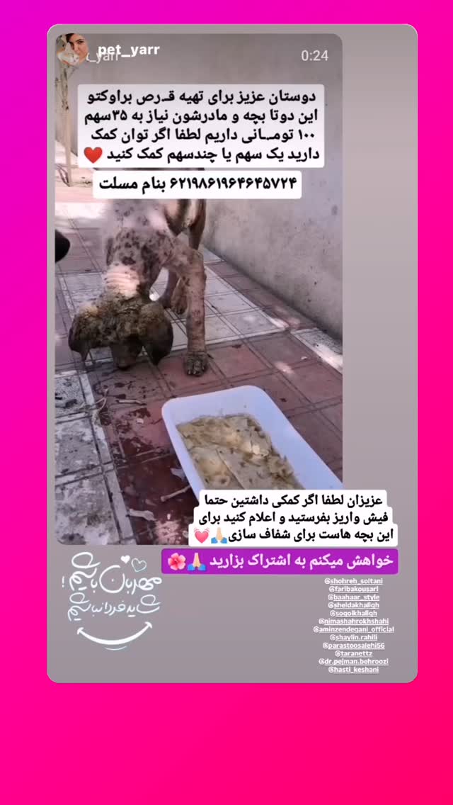  جدید ترین استوری اینستاگرام شیدا خلیق