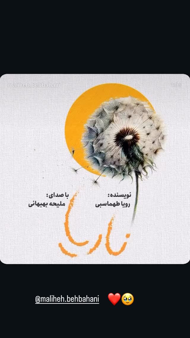  جدید ترین استوری اینستاگرام شیرین صمدی