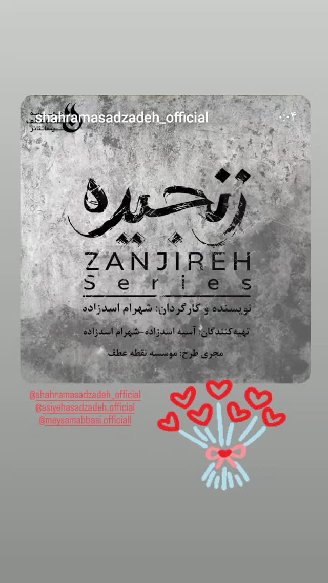  جدید ترین استوری اینستاگرام شیوا خسرومهر