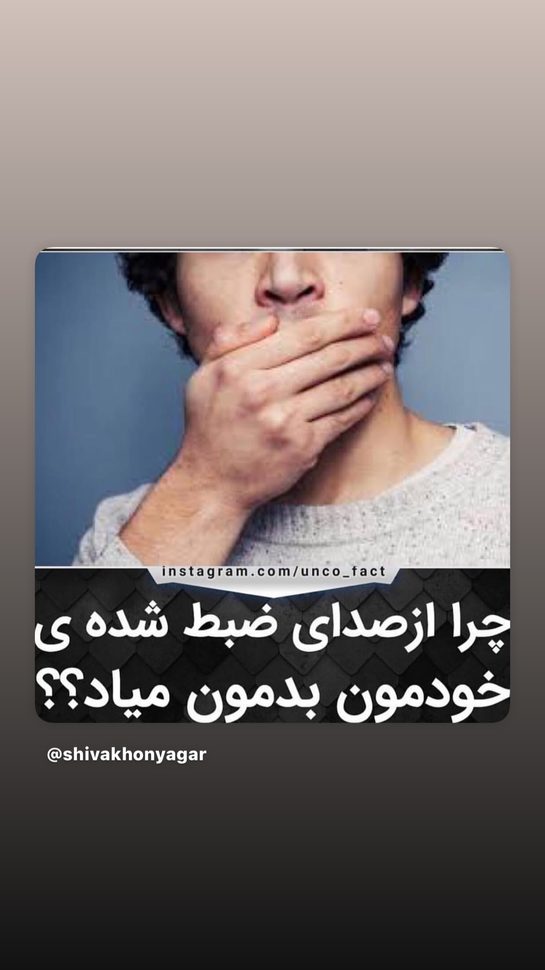 جدید ترین استوری اینستاگرام شیوا خنیاگر