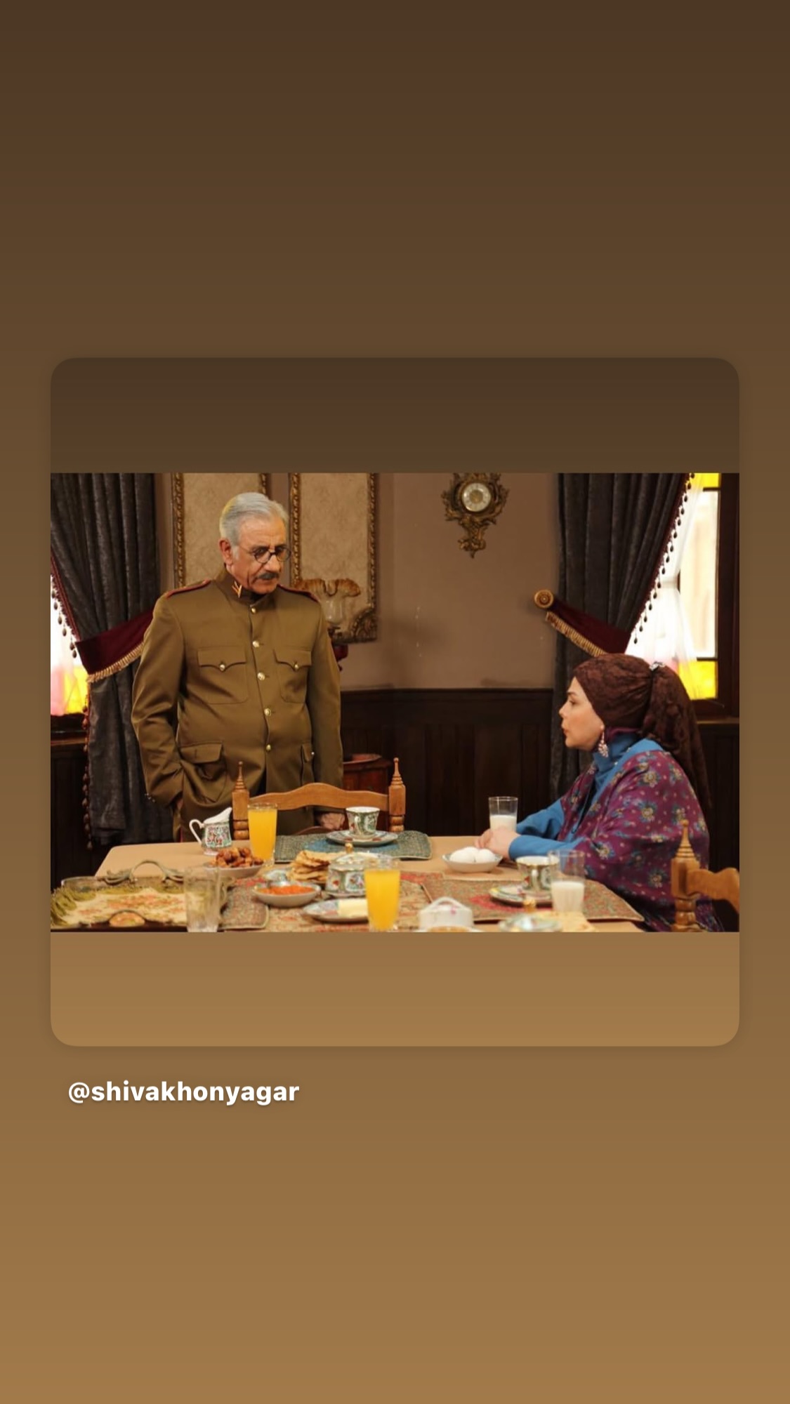  جدید ترین استوری اینستاگرام شیوا خنیاگر