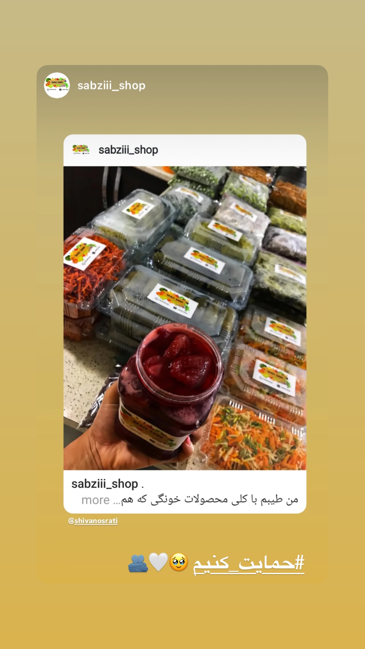  جدید ترین استوری اینستاگرام شیوا نصرتی