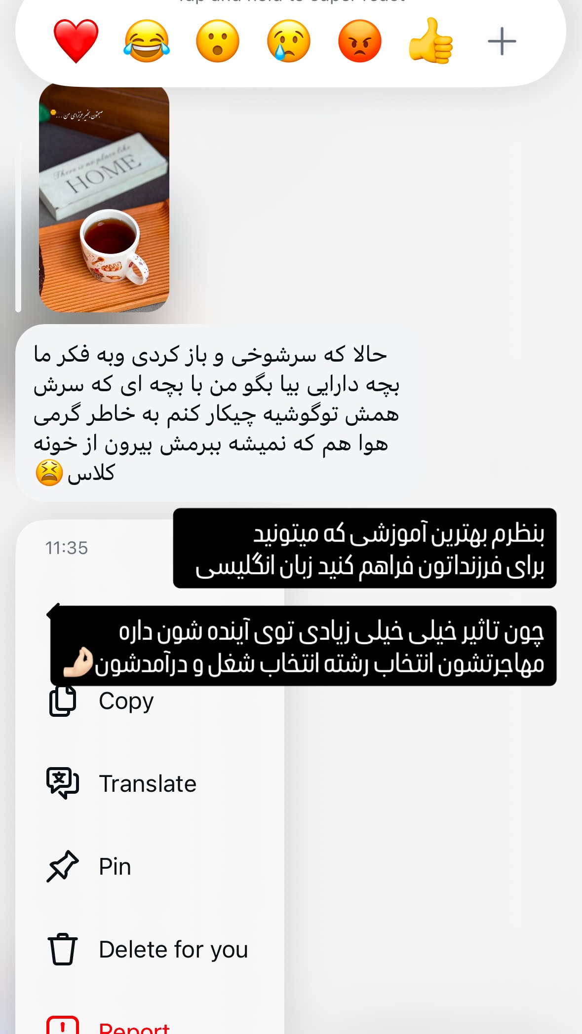  جدید ترین استوری اینستاگرام شیوا نصرتی