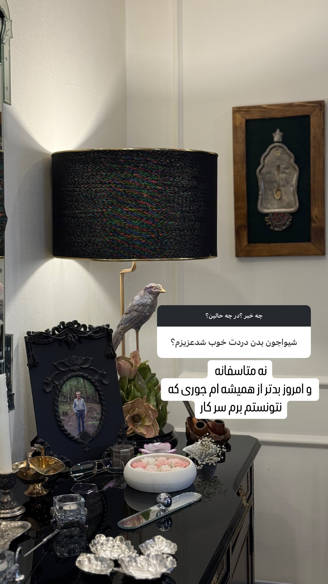  جدید ترین استوری اینستاگرام شیوا نصرتی