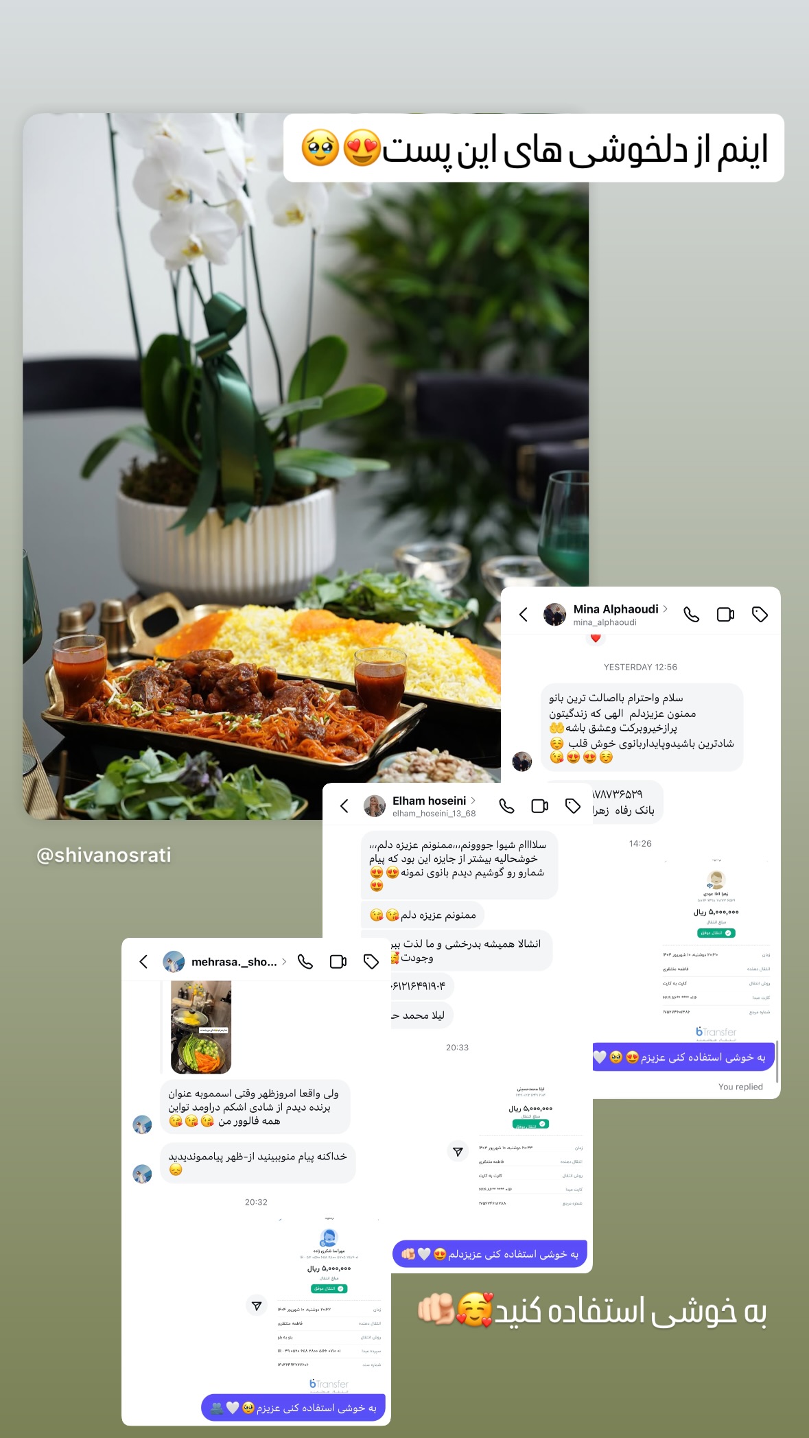  جدید ترین استوری اینستاگرام شیوا نصرتی