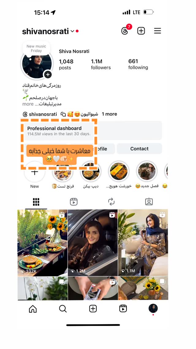  جدید ترین استوری اینستاگرام شیوا نصرتی