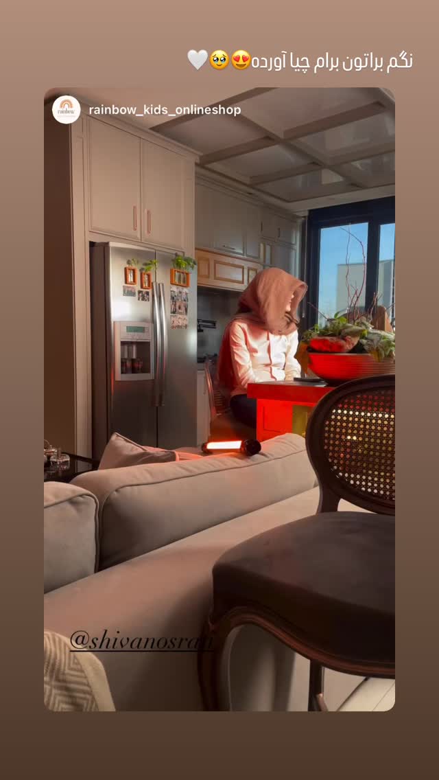  جدید ترین استوری اینستاگرام شیوا نصرتی