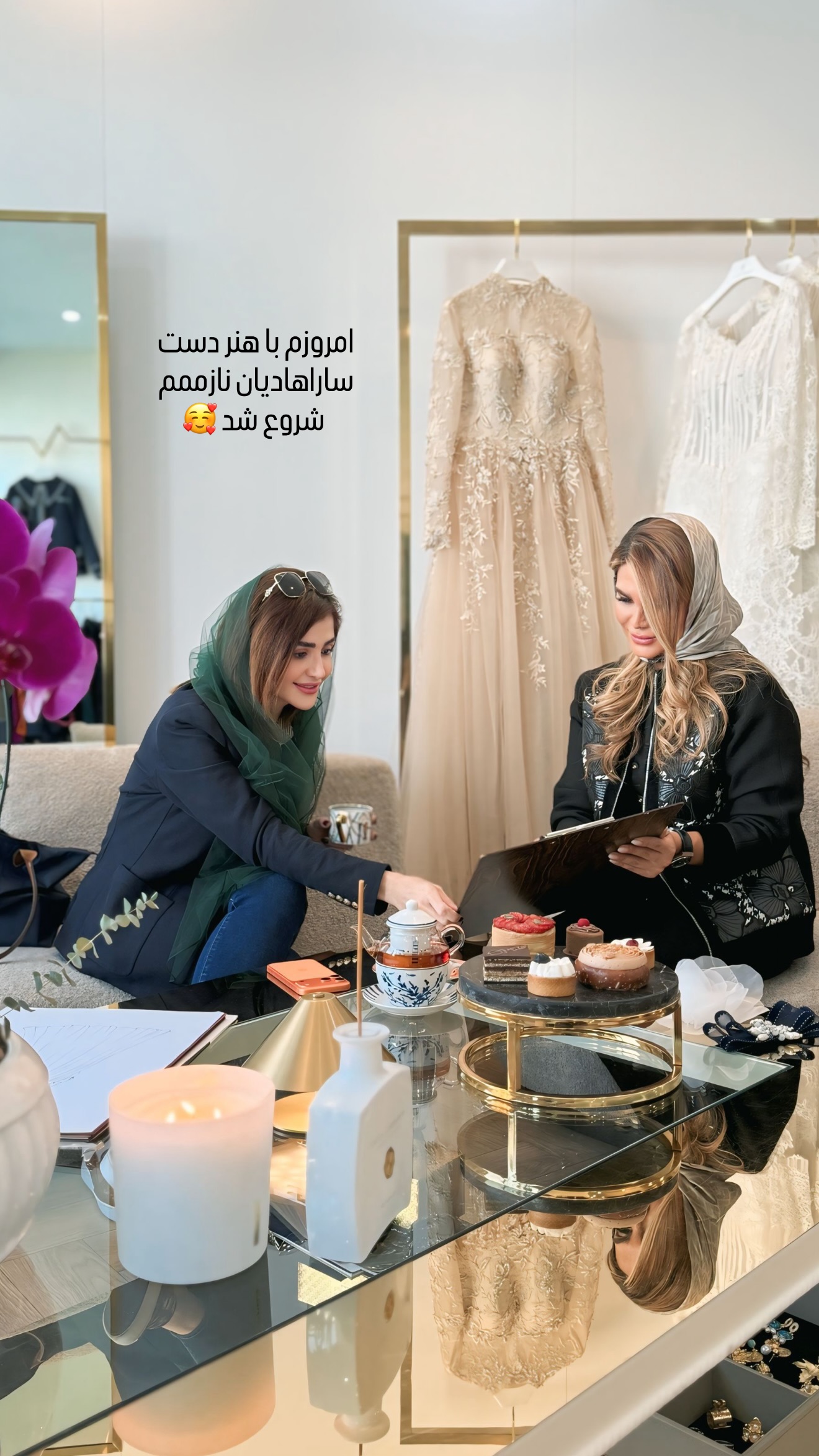  جدید ترین استوری اینستاگرام شیوا نصرتی