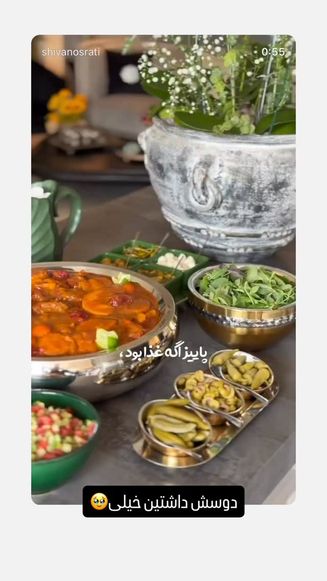  جدید ترین استوری اینستاگرام شیوا نصرتی