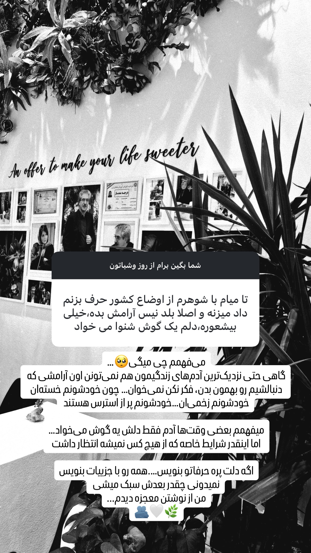  جدید ترین استوری اینستاگرام شیوا نصرتی