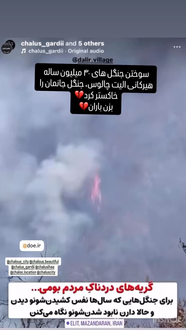  جدید ترین استوری اینستاگرام شعله رزمجو
