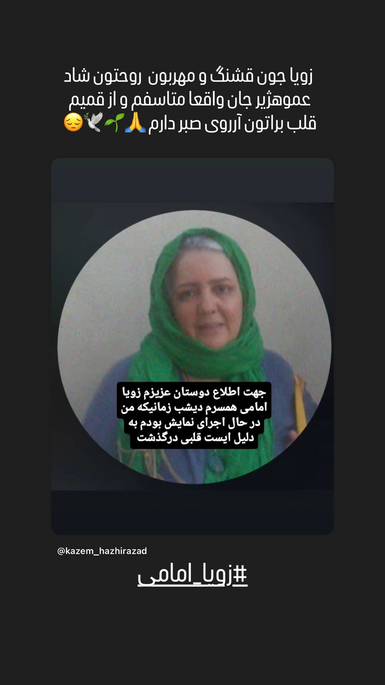  جدید ترین استوری اینستاگرام شهره سلطانی