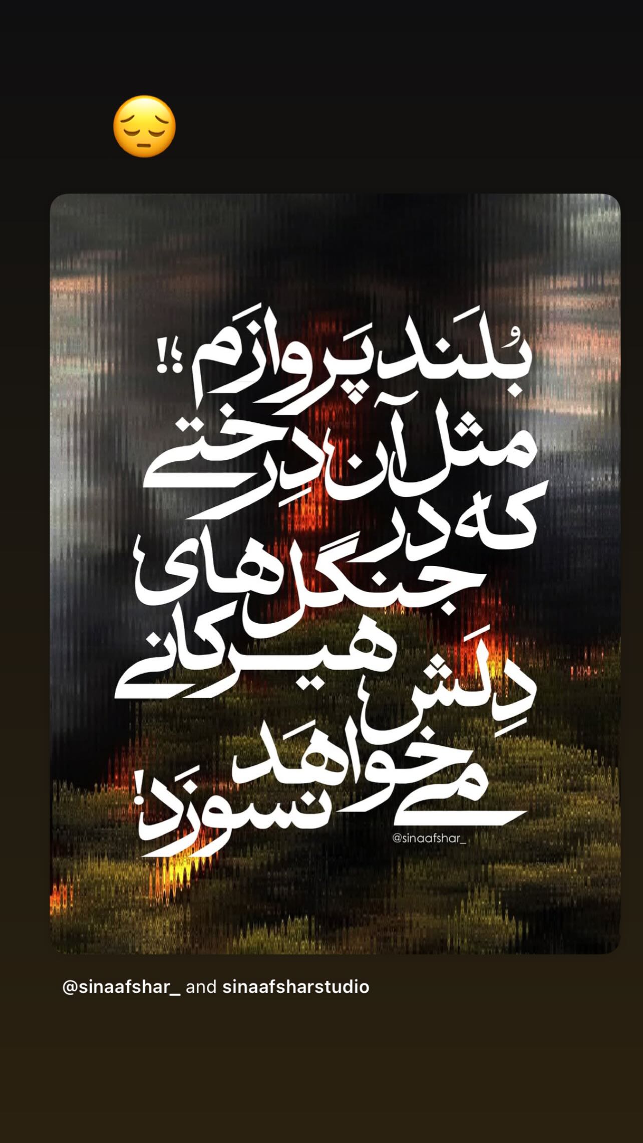  جدید ترین استوری اینستاگرام شهره سلطانی
