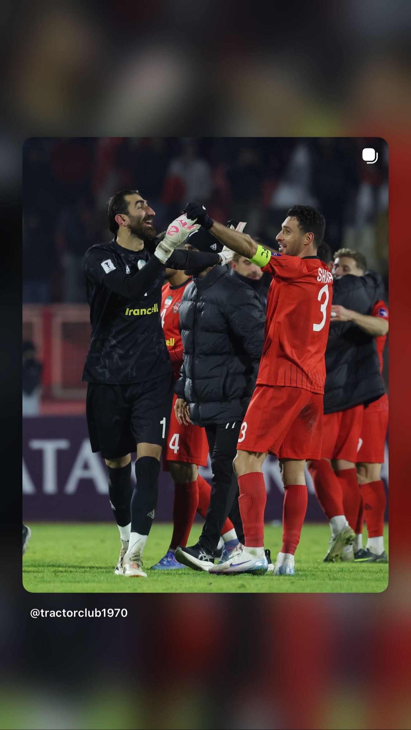  جدید ترین استوری اینستاگرام شجاع خلیل زاده