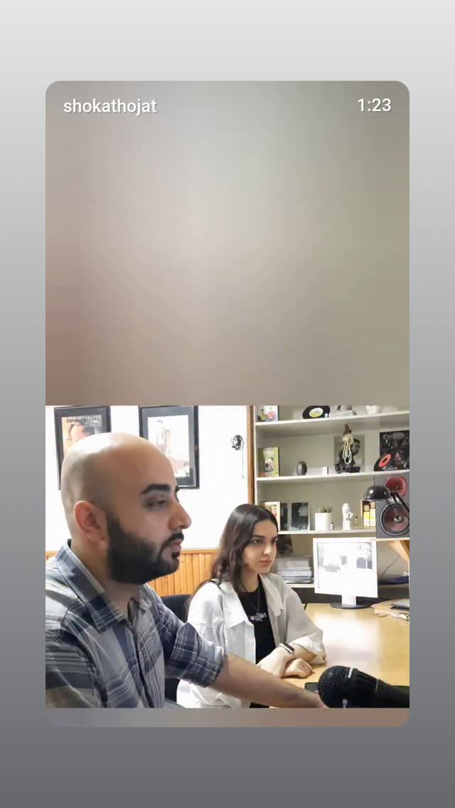  جدید ترین استوری اینستاگرام شوکت حجت