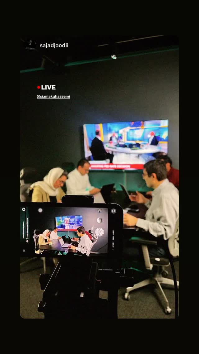 جدید ترین استوری اینستاگرام سیامک قاسمی